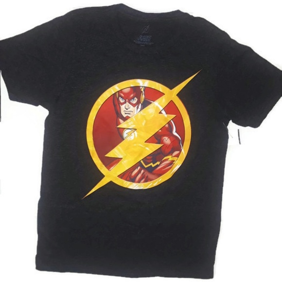 Grey Flash image tshirt short sleeve boys sz XL - Picture 1 of 5